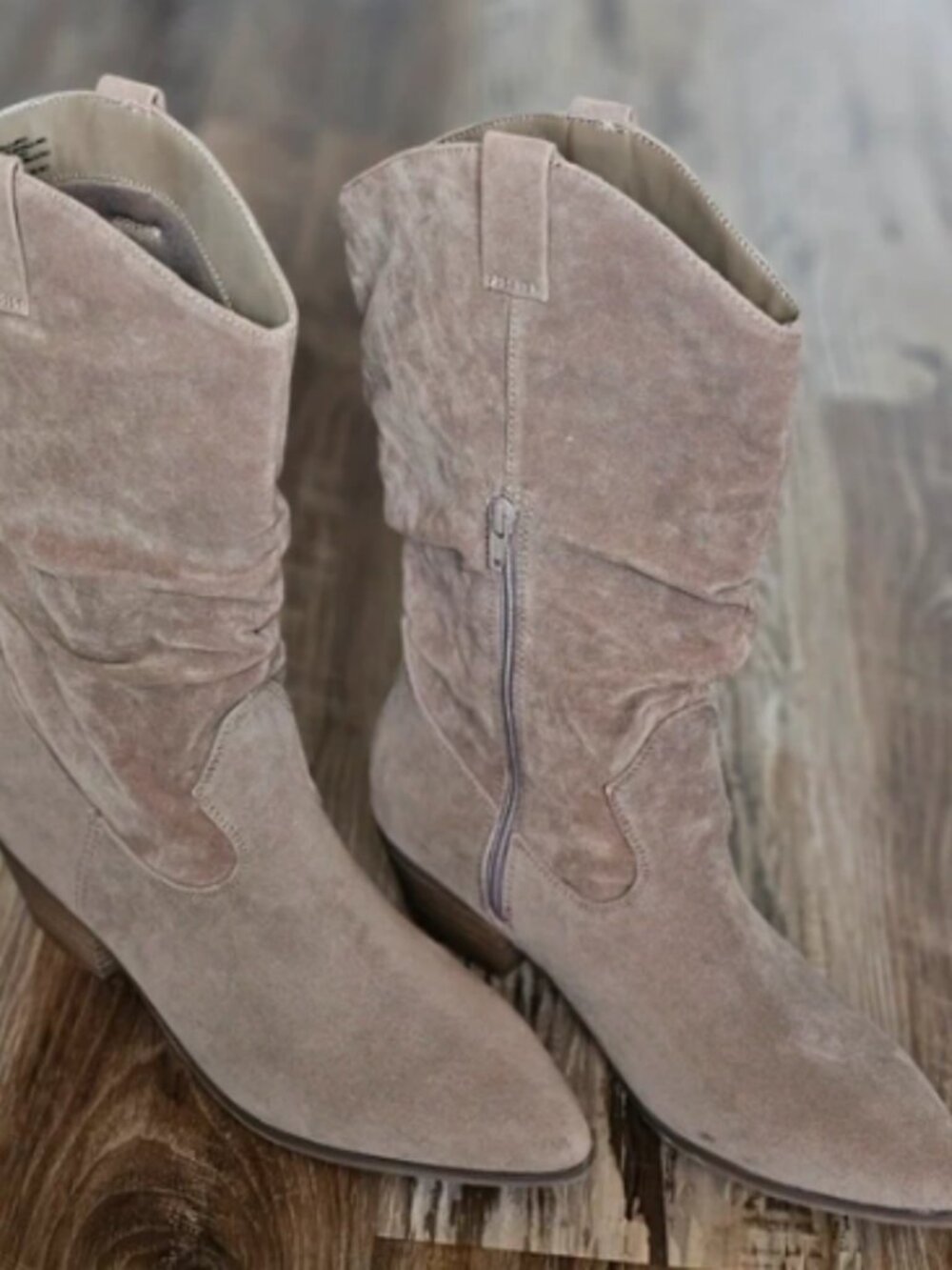 Slouchy Western Boots